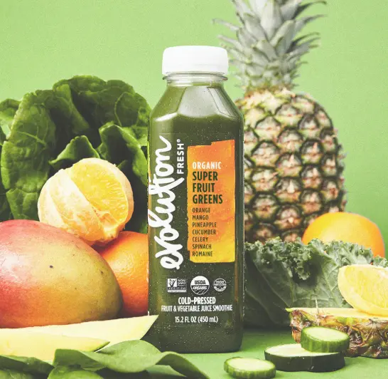 Starbucks Evolution Fresh Organic Super Fruit Greens Juice