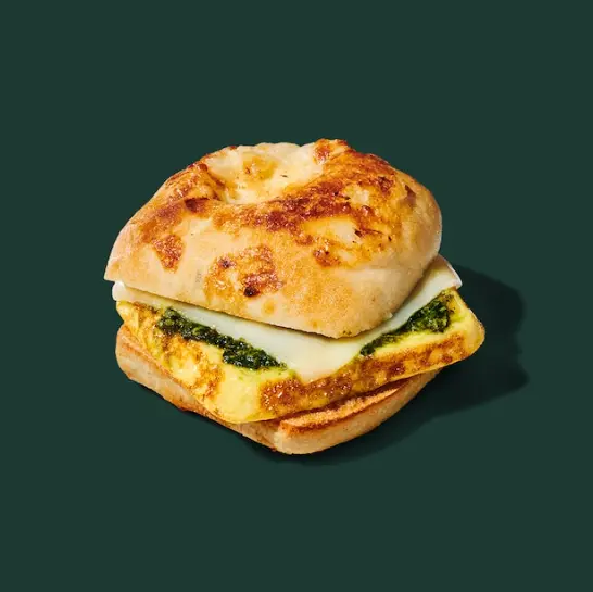 Starbucks Egg, Pesto & Mozzarella Sandwich