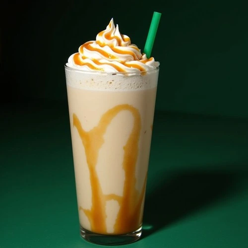 Starbucks Caramel Ribbon Crunch Creme Frappuccino Blended Beverage