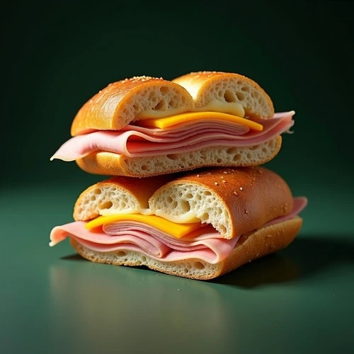 Starbucks Ham & Swiss on Baguette