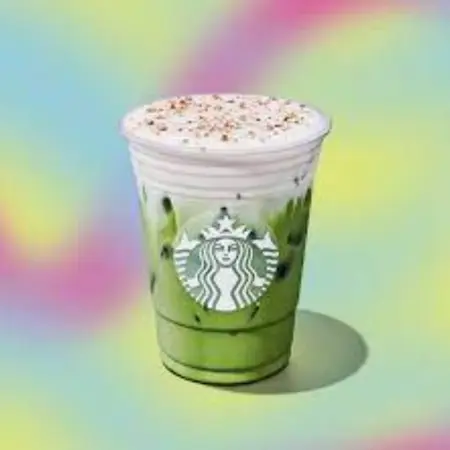 Starbucks Iced Nondairy Salted Caramel Cookie Matcha
