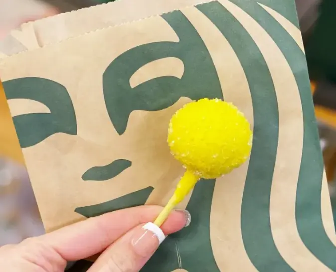 Starbucks Lemon Cake Pop