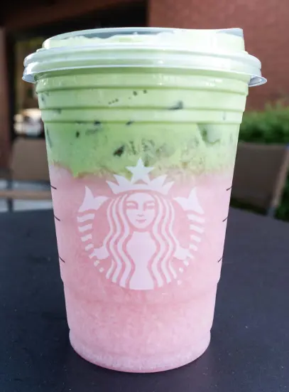 Starbucks Matcha Pink Drink