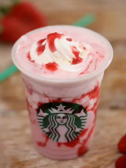 Starbucks Strawberries and Cream Refresher
