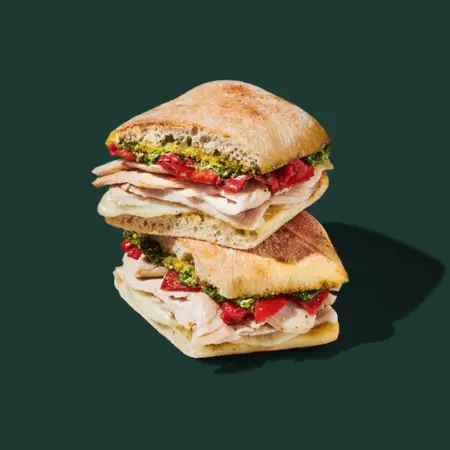 Starbucks Turkey, Provolone & Pesto on Ciabatta