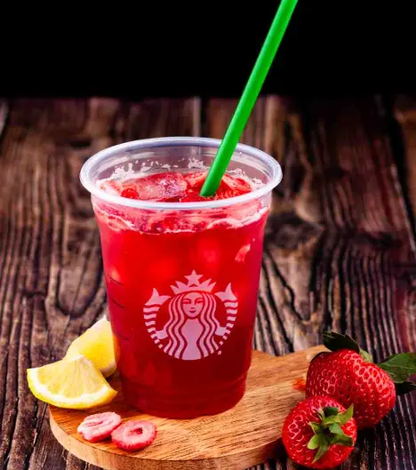 Strawberry Acai Lemonade Refresher